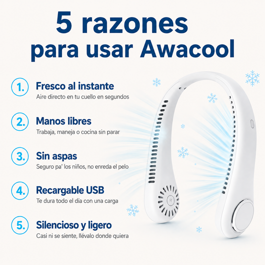 Llévate el fresco contigo, donde quiera que vaya.